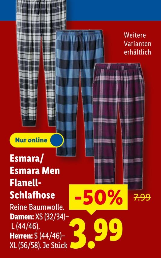 Flanell-Schlafhose