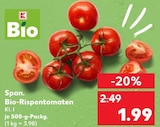 Kaufland - Span. Bio-Rispentomaten Angebot im Prospekt Span. Bio-Rispentomaten bei Kaufland im Prospekt "" für 1,99 €
