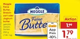 Feine Butter, Streichzart oder Joghurtbutter Angebote von Meggle bei Netto Marken-Discount Schwerte für 1,79 €