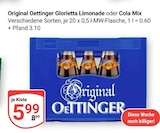 Glorietta Limonade im Angebot bei GLOBUS in Datteln Glorietta Limonade Angebote von Oettinger bei GLOBUS Datteln für 5,99 €