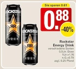Energy Drink Angebote von Rockstar bei WEZ Bad Oeynhausen für 0,88 €