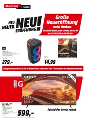 Aktueller MediaMarkt Saturn Elektromarkt Prospekt in Wickerstedt und Umgebung, "NEU. NEUER. NEUERERÖFFNUNG!" mit 12 Seiten, 11.04.2024 - 17.04.2024