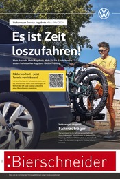 Aktueller Volkswagen Werkstatt & Auto Prospekt in Freystadt und Umgebung, "Frühlingsfrische Angebote" mit 1 Seite, 01.03.2024 - 31.05.2024