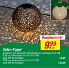 Solar-Kugel Ø 20 cm im Angebot bei toom Baumarkt in Ludwigshafen Solar-Kugel Ø 20 cm Angebote bei toom Baumarkt Ludwigshafen für 9,99 €