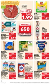 Schmelzkäse Angebote im Prospekt "Aktuelle Angebote" von Kaufland auf Seite 22