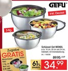 Schüssel-Set MONDI Angebote von GEFU bei Zurbrüggen Oldenburg für 34,99 €