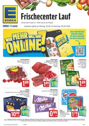 Bier im E center Prospekt in Lauf Aktueller E center Prospekt mit Bier, "Wir lieben Lebensmittel!", Seite 1