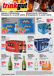 Trinkgut Discounter Prospekt der aktuellen Woche mit 4 Seiten, gültig von 26.05.2026 bis 30.05.2026, in Unterschleißheim und Umgebung Aktueller Trinkgut Discounter Prospekt in Unterschleißheim und Umgebung, "Aktuelle Angebote" mit 4 Seiten, 26.05.2026 - 30.05.2026