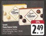 Tiamo Feinstes Trüffel Champagner Angebote von Sarotti bei EDEKA Amberg für 2,49 €