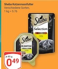 Katzennassfutter im Angebot bei GLOBUS in Krefeld Katzennassfutter Angebote von Sheba bei GLOBUS Krefeld für 0,49 €