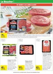 Prix et réduction Steak Haché Boeuf dans le prospectus Carrefour en cours Offre Steak Haché Boeuf dans le catalogue Carrefour du moment à la page 32