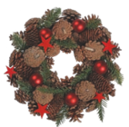 COURONNE DE NOËL - HOME CREATION en promo chez Aldi COURONNE DE NOËL - HOME CREATION dans le catalogue Aldi