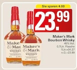 Bourbon Whisky Angebote von Maker's Mark bei WEZ Bad Oeynhausen für 23,99 €