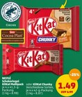Schokoriegel KitKat Multipack oder Chunky Angebot in Süßen Schokoriegel KitKat Multipack oder Chunky im aktuellen Prospekt bei Penny-Markt in Süßen
