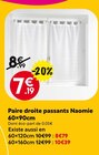 Promo Paire droite passants Naomie 60x90cm à 7,19 € dans le catalogue Maxi Bazar à Cannes