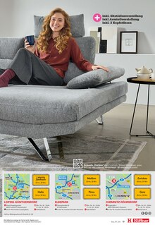 Couch im Höffner Prospekt "POLSTER SPEZIAL!" mit 20 Seiten (Leipzig)