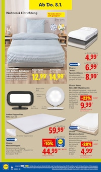 Spannbettlaken im Lidl Prospekt "LIDL LOHNT SICH" mit 61 Seiten (Frankfurt (Main))