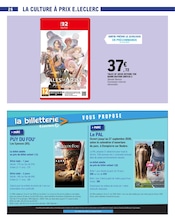 Promos Nintendo Switch dans le catalogue "la fête des mamans" de E.Leclerc Nintendo Switch en promo dans le catalogue E.Leclerc à la page 26