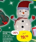 Schneemann mit LED von  im aktuellen ROLLER Prospekt für 19,99 €