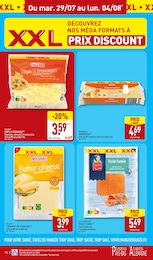 Prix et réduction Truite fumée dans le prospectus Aldi en cours Offre Truite fumée dans le catalogue Aldi du moment à la page 16