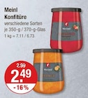 Konfitüre von Meinl für 2,49 € bei V-Markt im Angebot Konfitüre von Meinl im aktuellen V-Markt Prospekt