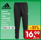 Herren Trainingshose Angebote von adidas bei Netto Marken-Discount Wuppertal für 16,99 €