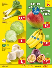Bananen im Netto Marken-Discount Prospekt "Aktuelle Angebote" mit 65 Seiten (Osnabrück)