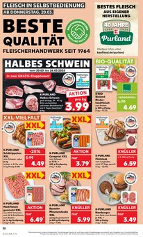 Schweinefleisch im Kaufland Prospekt "KNÜLLER" mit 50 Seiten (Augsburg)