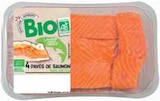 4 pavés de saumon sans arêtes bio - PRODUCTEURS ET COMMERCANTS en promo chez Intermarché 4 pavés de saumon sans arêtes bio - PRODUCTEURS ET COMMERCANTS dans le catalogue Intermarché