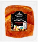 Schweine-Rückensteaks im Angebot bei REWE in Freiberg Schweine-Rückensteaks Angebote von Butcher’s Barbecue bei REWE Freiberg für 4,44 €