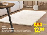 Teppich in Felloptik Angebote von Livarno bei Lidl Ahlen für 12,99 €