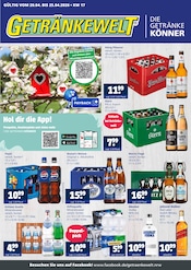 Aktueller Getränkewelt Prospekt mit Cola, "DIE GETRÄNKEKÖNNER", Seite 1