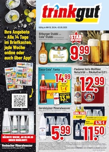 Bitburger im Trinkgut Prospekt "Aktuelle Angebote" mit 8 Seiten (Maintal)