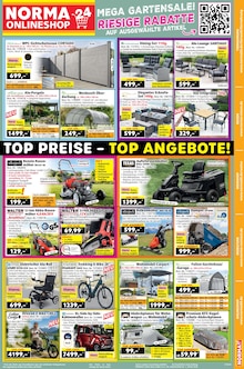Gartensitzmöbel im Norma Prospekt "Mehr fürs Geld" mit 19 Seiten (Stuttgart)