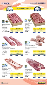 Roastbeef im METRO Prospekt "Wochenangebote Gastro + MonatsMenü + METRO Markets" mit 40 Seiten (Chemnitz)