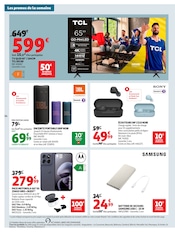 Promos Télévision dans le catalogue "LA RENTRÉE À PRIX K.O." de Auchan Hypermarché Télévision en promo dans le catalogue Auchan Hypermarché à la page 58