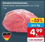 Schweine-Schinkenbraten  im aktuellen Netto Marken-Discount Prospekt für 4,99 €