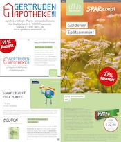 Aktueller LINDA Premiumapotheke Apotheken Prospekt in Werdohl und Umgebung, "Aktuelle Angebote" mit 3 Seiten, 01.09.2025 - 30.09.2025