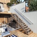 Garde-corps Inox gris 2m pose à plat, Noxi ARTENS, en kit - ARTENS dans le catalogue LEROY MERLIN