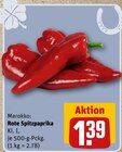 Rote Spitzpaprika Angebote bei REWE Schorndorf für 1,39 €