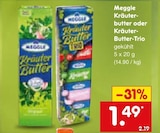 Kräuterbutter oder Kräuterbutter-Trio Angebote von Meggle bei Netto Marken-Discount Bad Kreuznach für 1,49 €