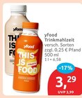 Trinkmahlzeit Classic von yfood im aktuellen budni Prospekt