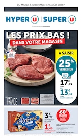 Catalogue Supermarchés Super U en cours à Vitry-sur-Orne et alentours, "LES PRIX BAS ! DANS VOTRE MAGASIN", 18 pages, 04/08/2026 - 09/08/2026