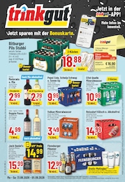 Getränkemärkte Prospekt von Trinkgut in Montabaur Aktueller Trinkgut Getränkemärkte Prospekt für Montabaur: Aktuelle Angebote mit 10} Seiten, 31.08.2026 - 05.09.2026