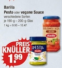 Pesto oder vegane Sauce von Barilla im aktuellen V-Markt Prospekt für 1,99 €