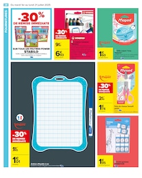 Prix et réduction Marqueur dans le prospectus Carrefour en cours Offre Marqueur dans le catalogue Carrefour du moment à la page 30