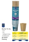 Becher To-Go Angebote von METRO Professional bei METRO Oldenburg für 3,20 €