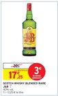 Scotch whisky blended Rare - J&B en promo chez Intermarché Castres à 17,25 €