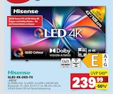 QLED 4K-UHD-TV 43E70 Angebote von Hisense bei Marktkauf Fellbach für 239,99 €