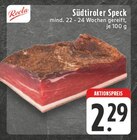 Aktuelles Südtiroler Speck Angebot bei EDEKA in Remscheid ab 2,29 €